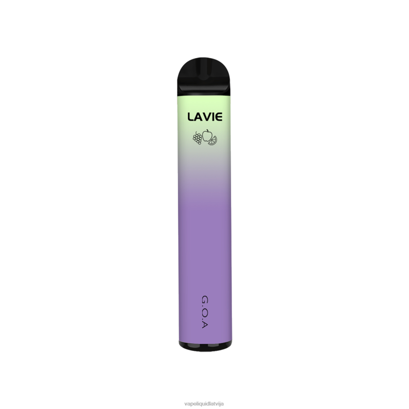 Vape Liquid - vīnogu apelsīnu ābols FT4BL306 LAVIE BAR 1600 uzpūtienu