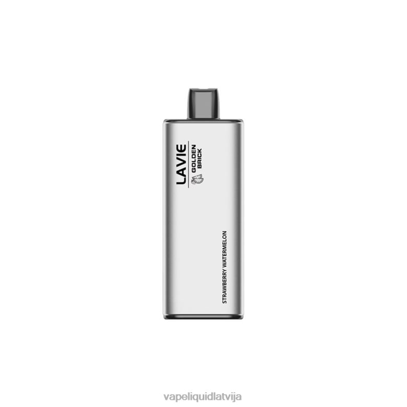 Vape Liquid - zemeņu arbūzs FT4BL66 LAVIE GOLDEN BRICK 10000 uzpūtienu