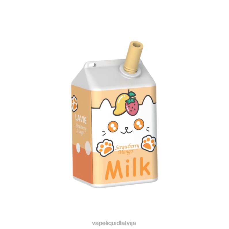 Vape Liquid - zemeņu mango FT4BL182 LAVIE MILK 7000 uzpūtienu