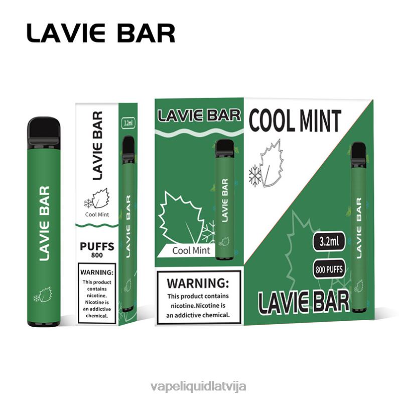 Vape Shop Riga - forša piparmētra FT4BL311 LAVIE BAR 800 uzpūtienus
