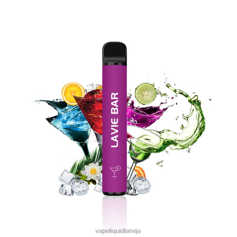 Vape Shop Riga - kokteilis FT4BL319 LAVIE BAR 2% versija 800 pūtieni