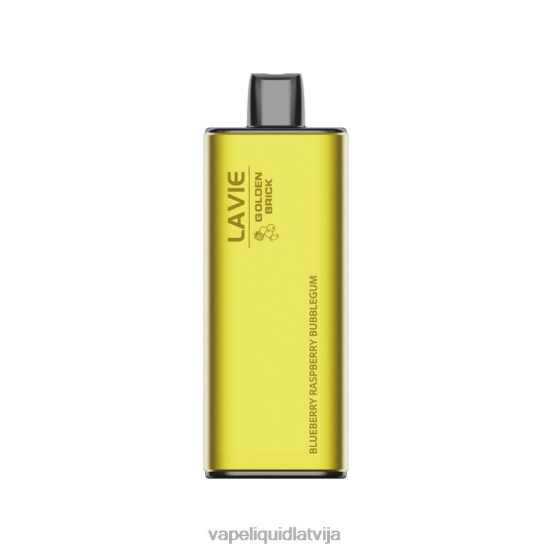 Vape Shop Riga - melleņu aveņu burbulis FT4BL55 LAVIE GOLDEN BRICK 10000 uzpūtienu