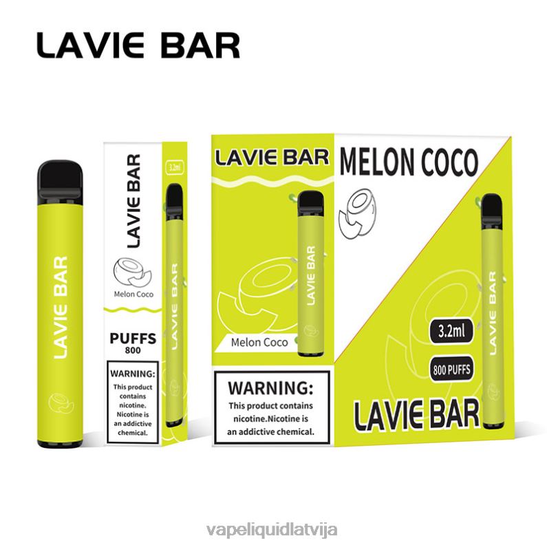 Vape Shop Riga - melones kokos FT4BL315 LAVIE BAR 800 uzpūtienus