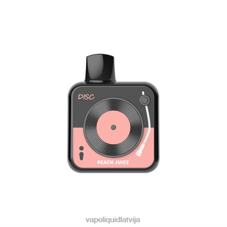 Vape Shop Riga - persiku sula FT4BL163 LAVIE DISC 10000 uzpūtienu