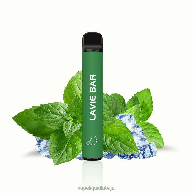 Vape Šķidrumi - forša piparmētra FT4BL320 LAVIE BAR 2% versija 800 pūtieni