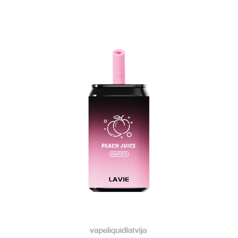 Vape Šķidrumi - persiku sula FT4BL144 LAVIE Aurora 11000 uzpūtienu