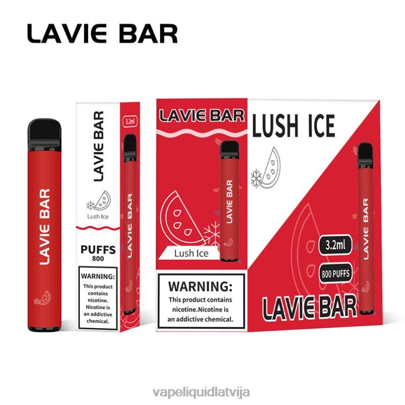 Vape Šķidrumi - sulīgs ledus FT4BL308 LAVIE BAR 800 uzpūtienus