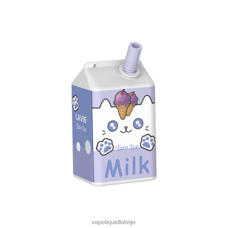 Vape Šķidrumi - taro ledus FT4BL180 LAVIE MILK 7000 uzpūtienu