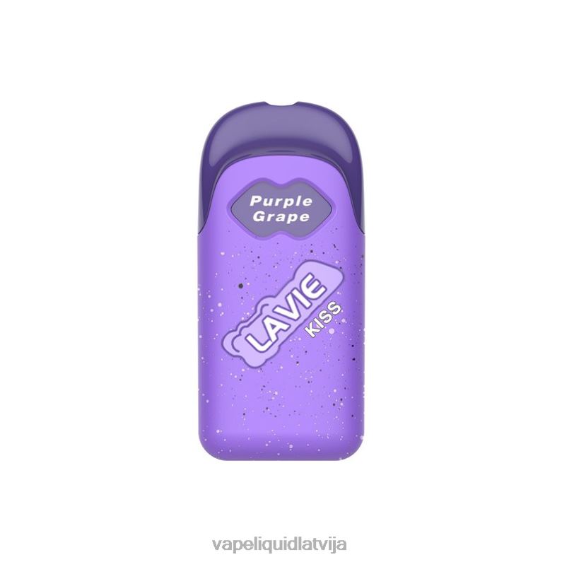 Vape Šķidrumi - violeta vīnoga FT4BL112 LAVIE KISS 8000 uzpūtienu