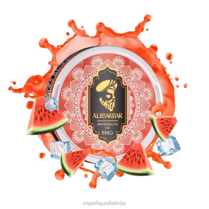 Vape Liquid - Alibarbar nikotīna maisiņi arbūzu ledus 4T0N94