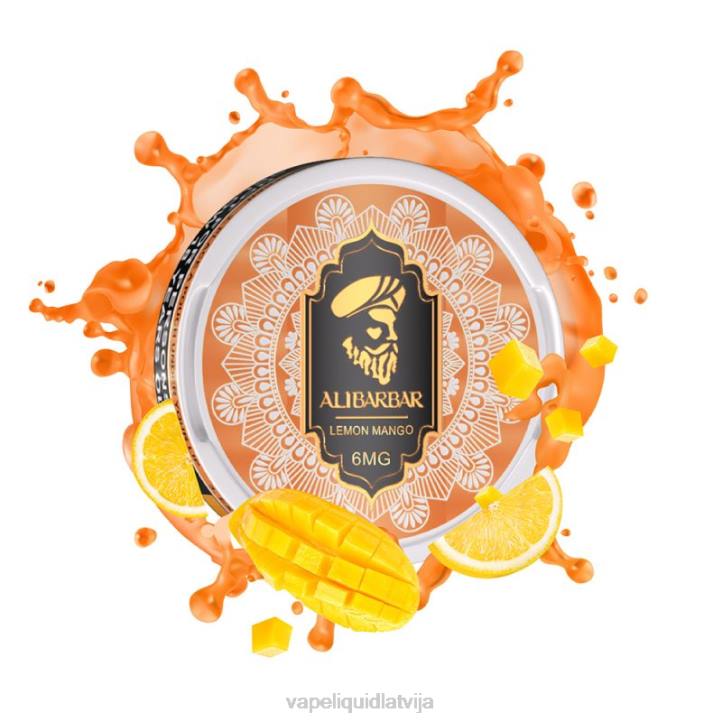 Vape Liquid - Alibarbar nikotīna maisiņi citronu mango 4T0N86
