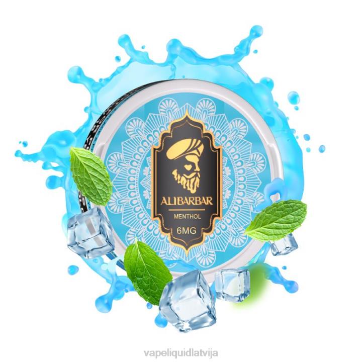 Vape Šķidrumi - Alibarbar nikotīna maisiņi mentols 4T0N88