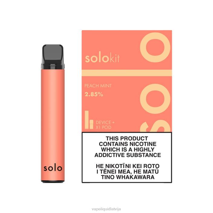 Vape Šķidrumi - Solo pod komplekts FRLR44 persiku piparmētra