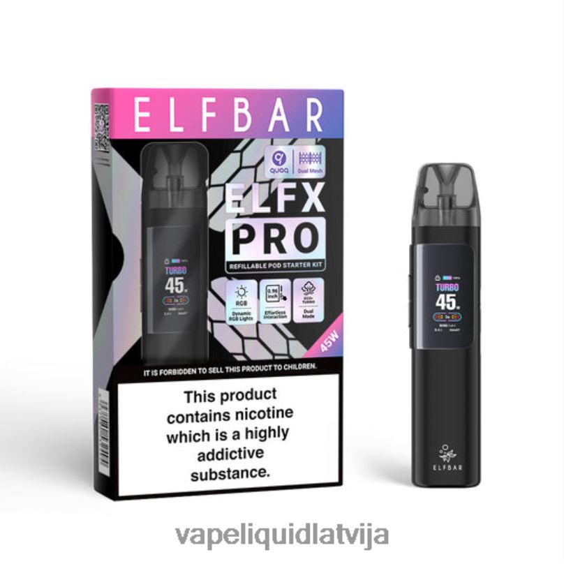 zils V00646 ELFBAR ELFX Pro Atveriet pāksts